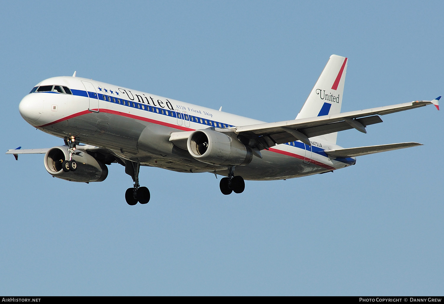 Aircraft Photo of N475UA | Airbus A320-232 | United Airlines | AirHistory.net #155518