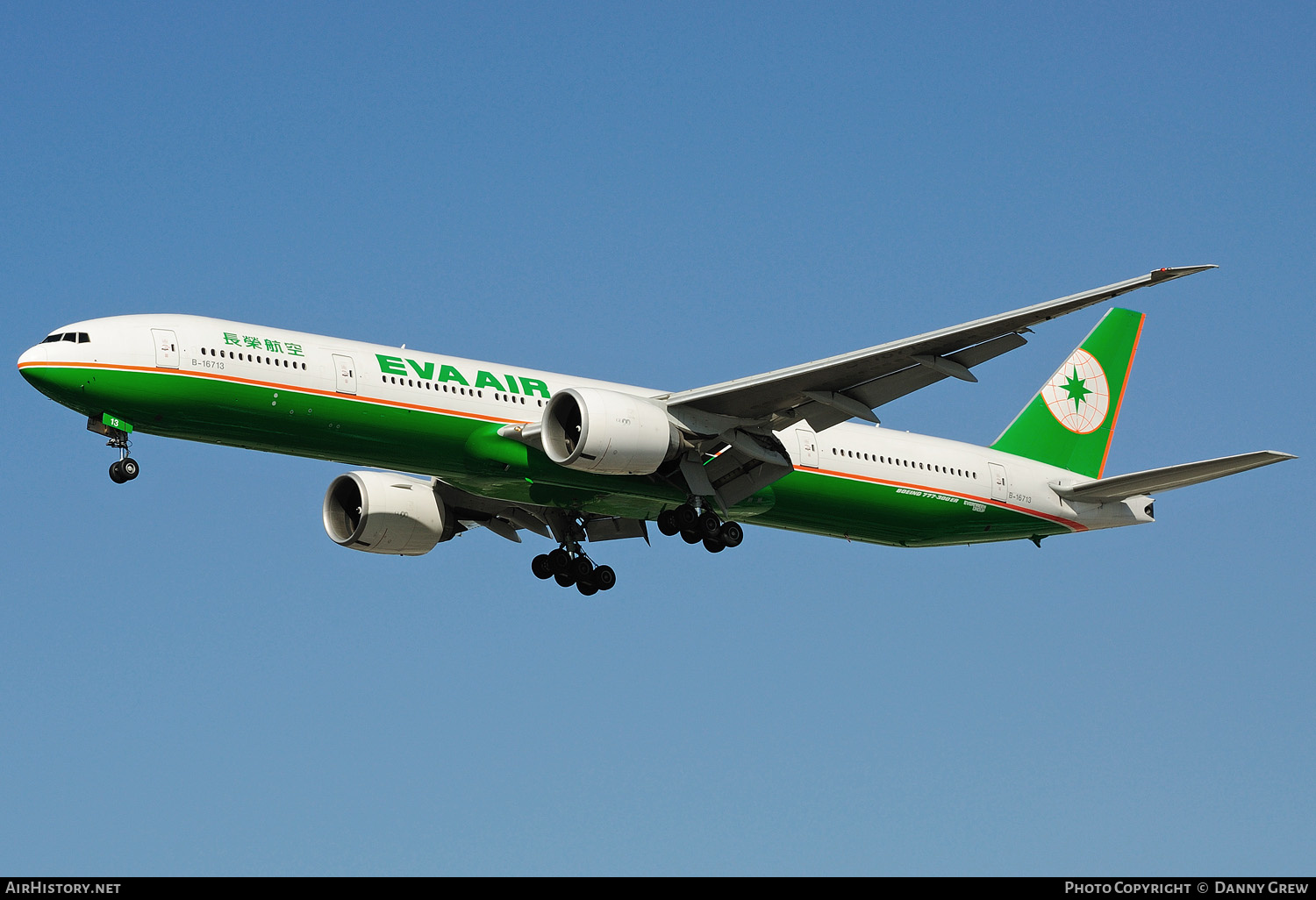 Aircraft Photo of B-16713 | Boeing 777-35E/ER | EVA Air | AirHistory.net #155521