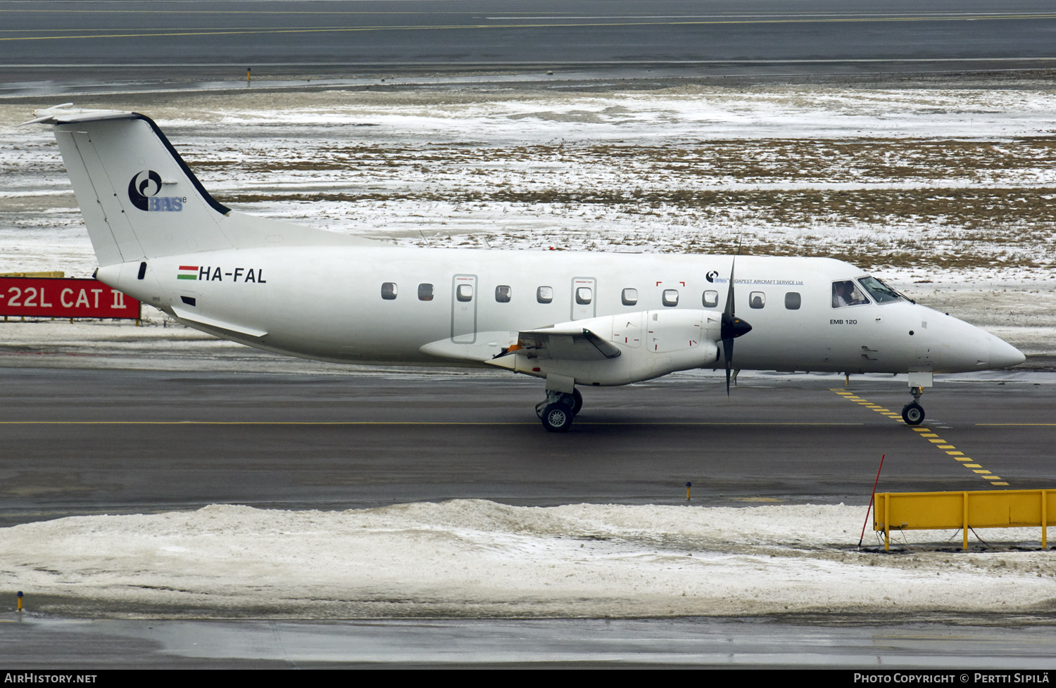 Aircraft Photo of HA-FAL | Embraer EMB-120ER Brasilia | BAS - Budapest Aircraft Service | AirHistory.net #155524