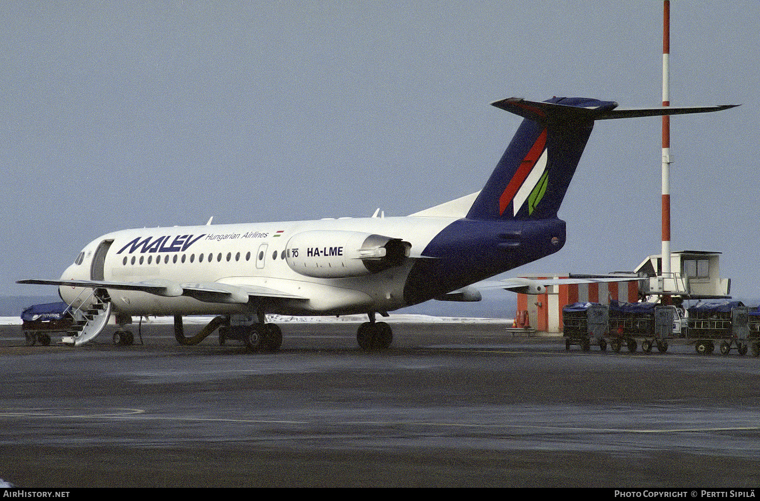 Aircraft Photo of HA-LME | Fokker 70 (F28-0070) | Malév - Hungarian Airlines | AirHistory.net #155528