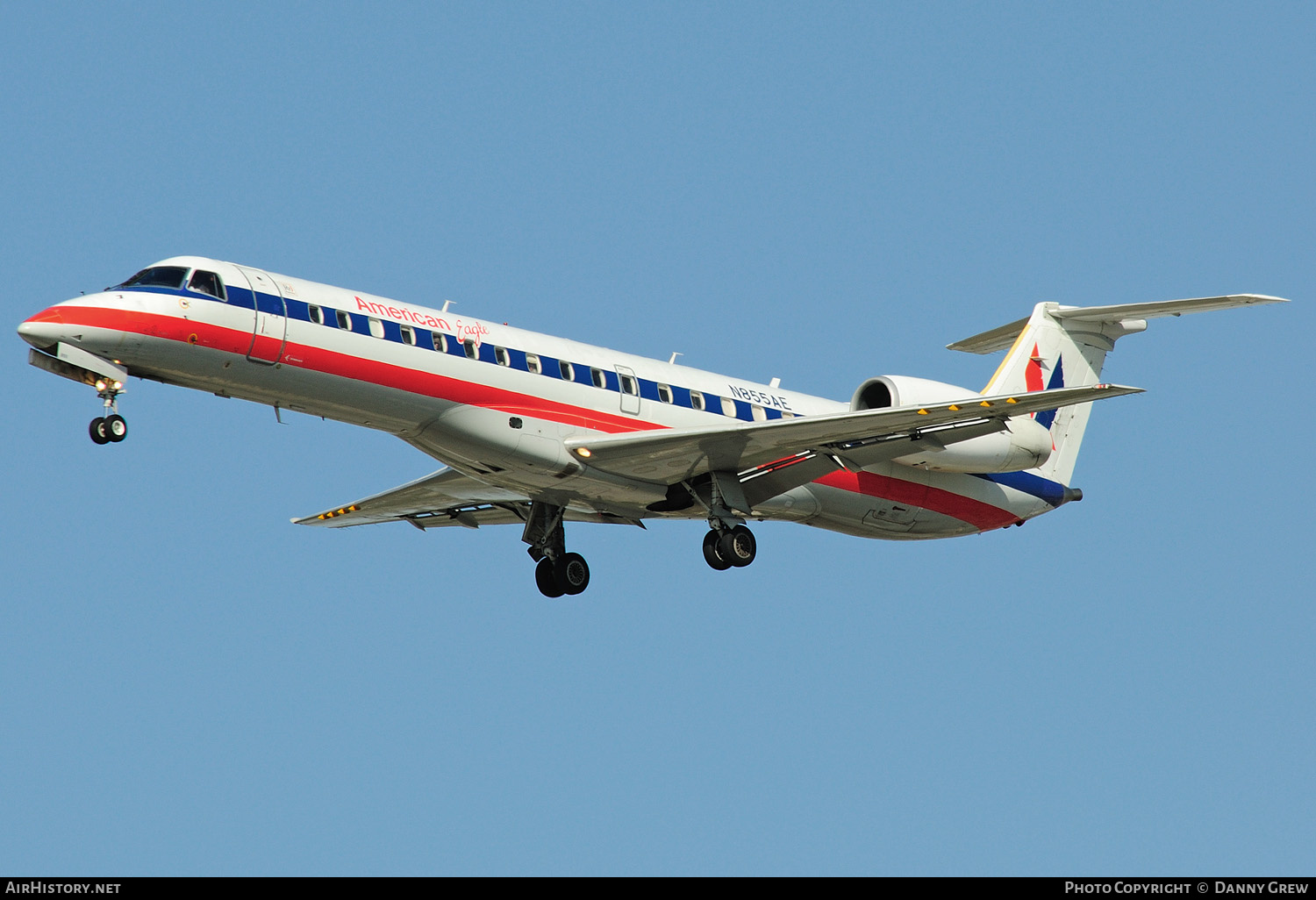 Aircraft Photo of N855AE | Embraer ERJ-140LR (EMB-135KL) | American Eagle | AirHistory.net #155570