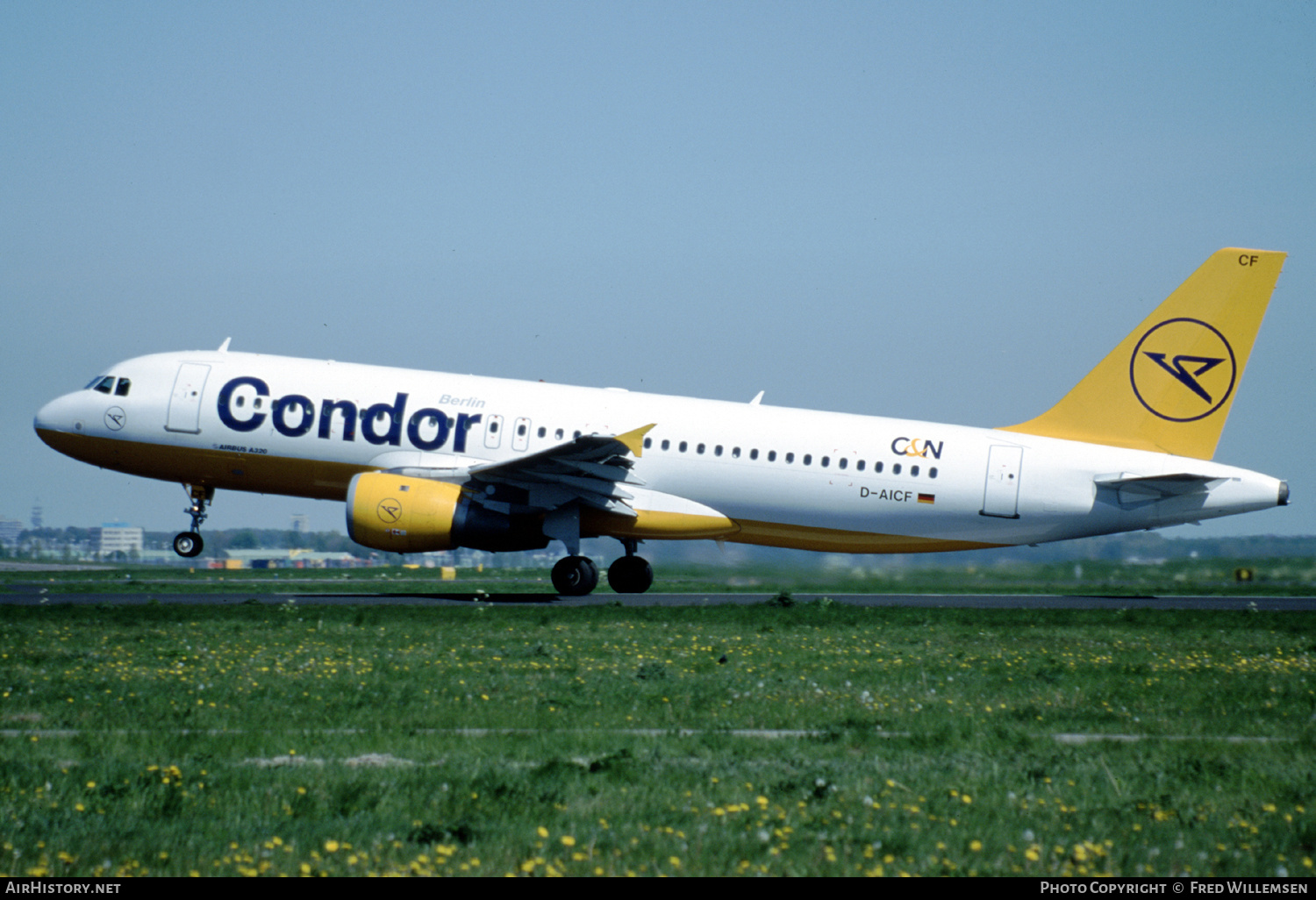 Aircraft Photo of D-AICF | Airbus A320-212 | Condor Flugdienst | AirHistory.net #155608