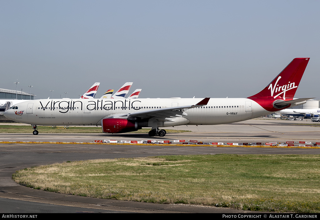 Aircraft Photo of G-VRAY | Airbus A330-343 | Virgin Atlantic Airways | AirHistory.net #155676