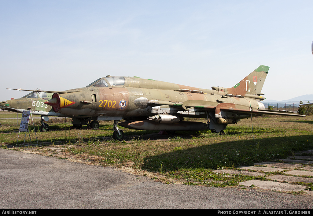 Aircraft Photo of 2702 | Sukhoi Su-22M4 | Slovakia - Air Force | AirHistory.net #155716