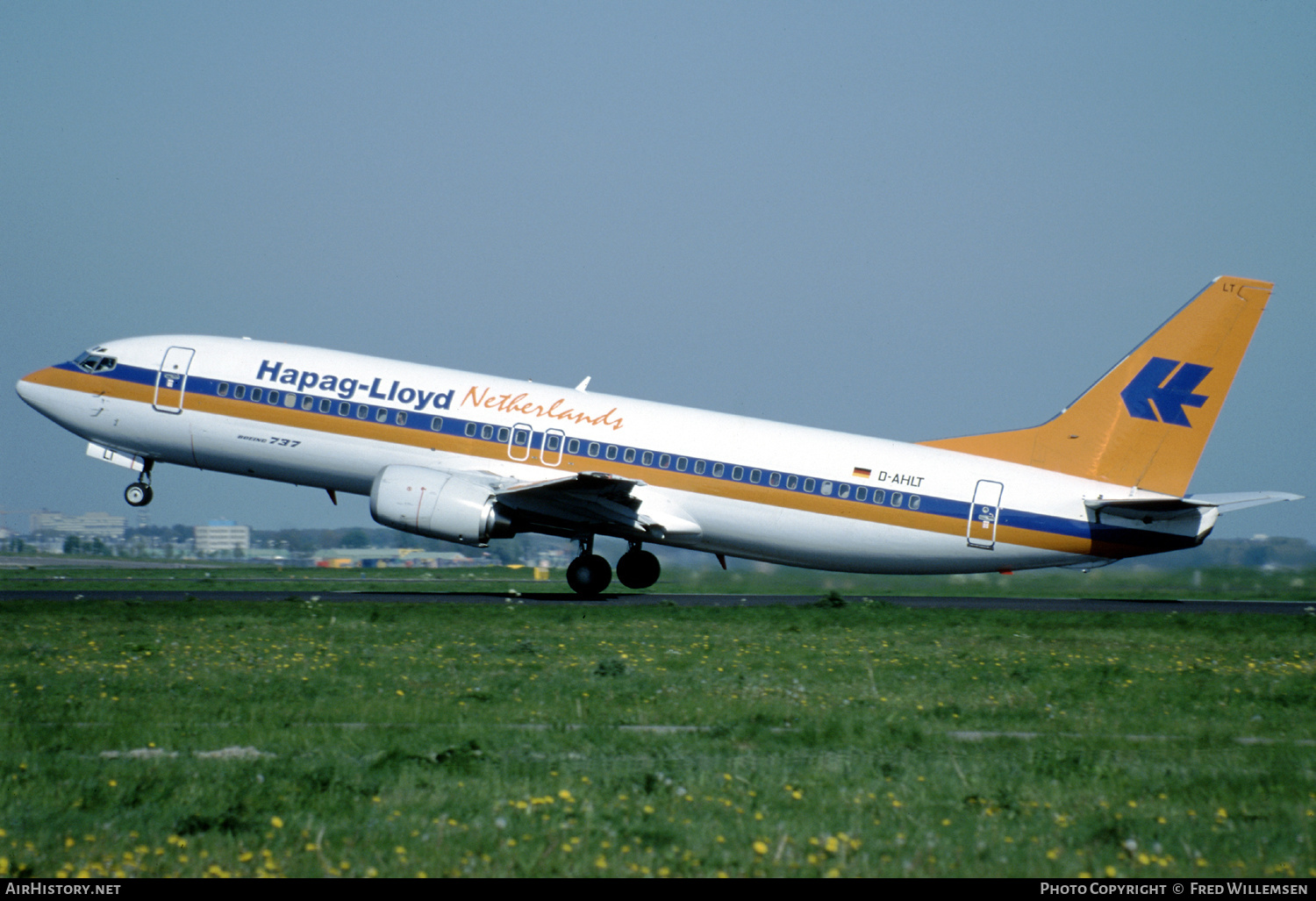 Aircraft Photo of D-AHLT | Boeing 737-4K5 | Hapag-Lloyd Netherlands | AirHistory.net #155742