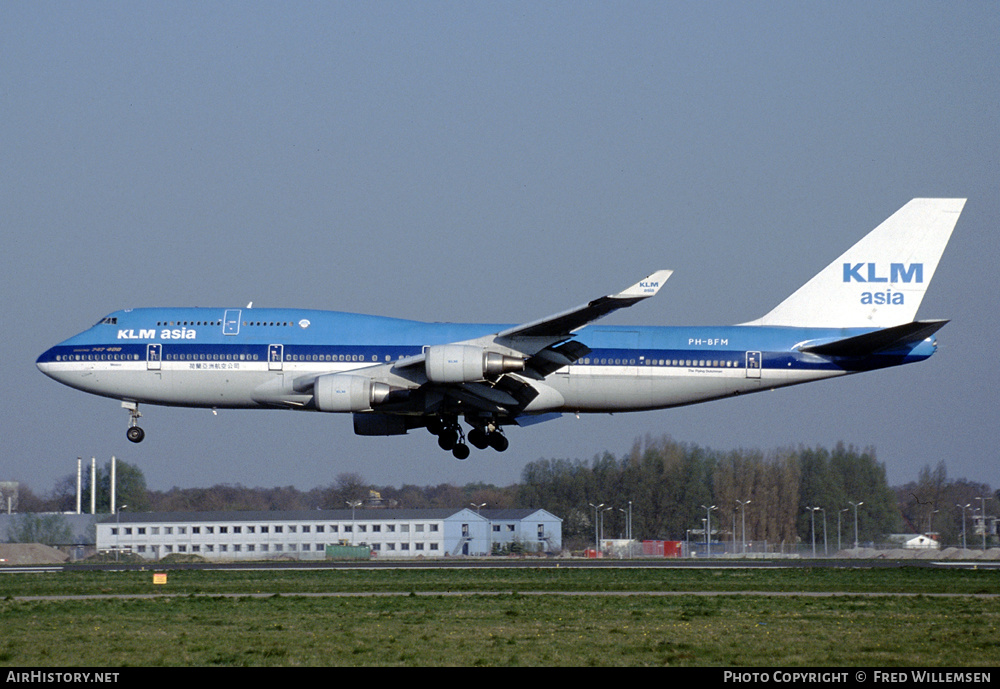 Aircraft Photo of PH-BFM | Boeing 747-406M | KLM Asia | AirHistory.net #155749
