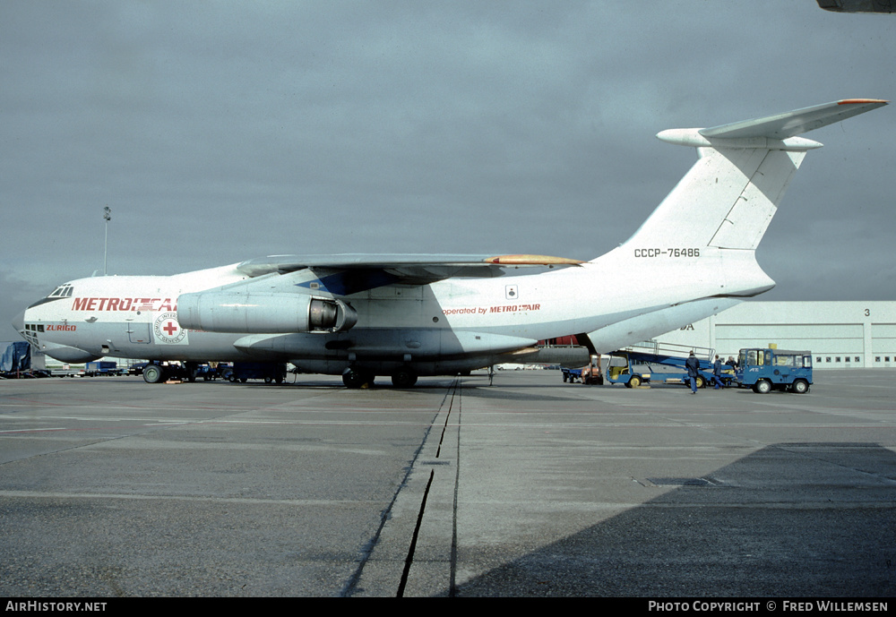 Aircraft Photo of CCCP-76486 | Ilyushin Il-76TD | Metro Cargo | AirHistory.net #155763