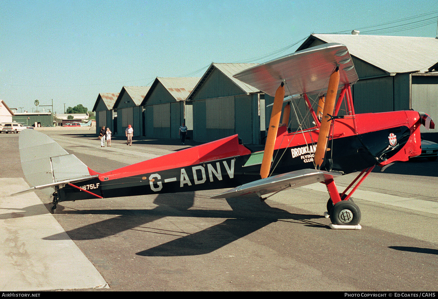 Aircraft Photo of N675LF / G-ADNV | De Havilland D.H. 82A Tiger Moth II | Brooklands Flying Club | AirHistory.net #155777