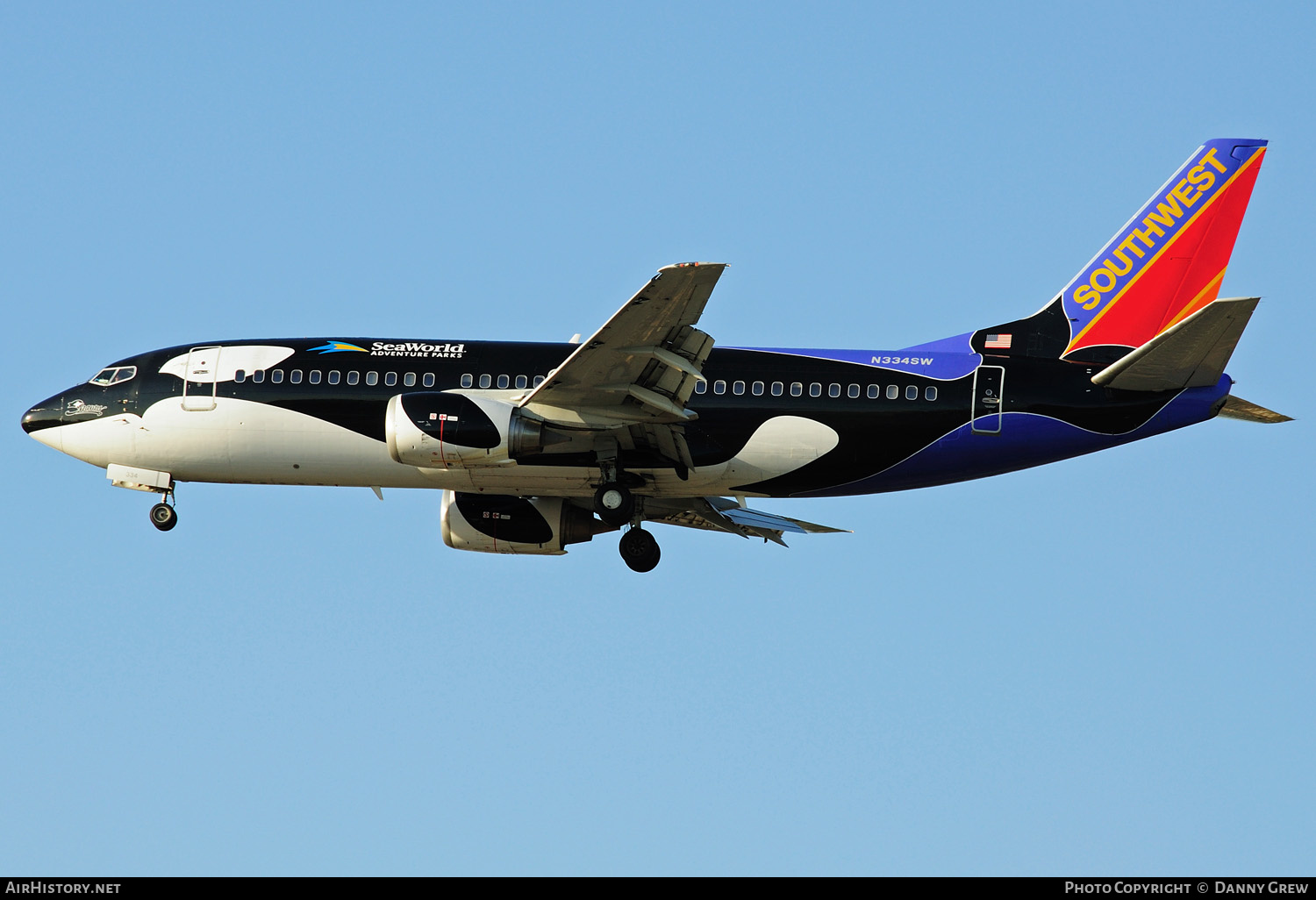 Aircraft Photo of N334SW | Boeing 737-3H4 | Southwest Airlines | AirHistory.net #155804