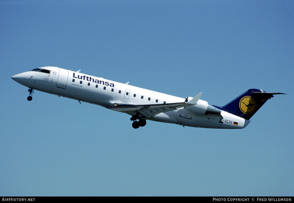 Aircraft Photo of D-ACHI | Bombardier CRJ-200LR (CL-600-2B19) | Lufthansa | AirHistory.net #155814