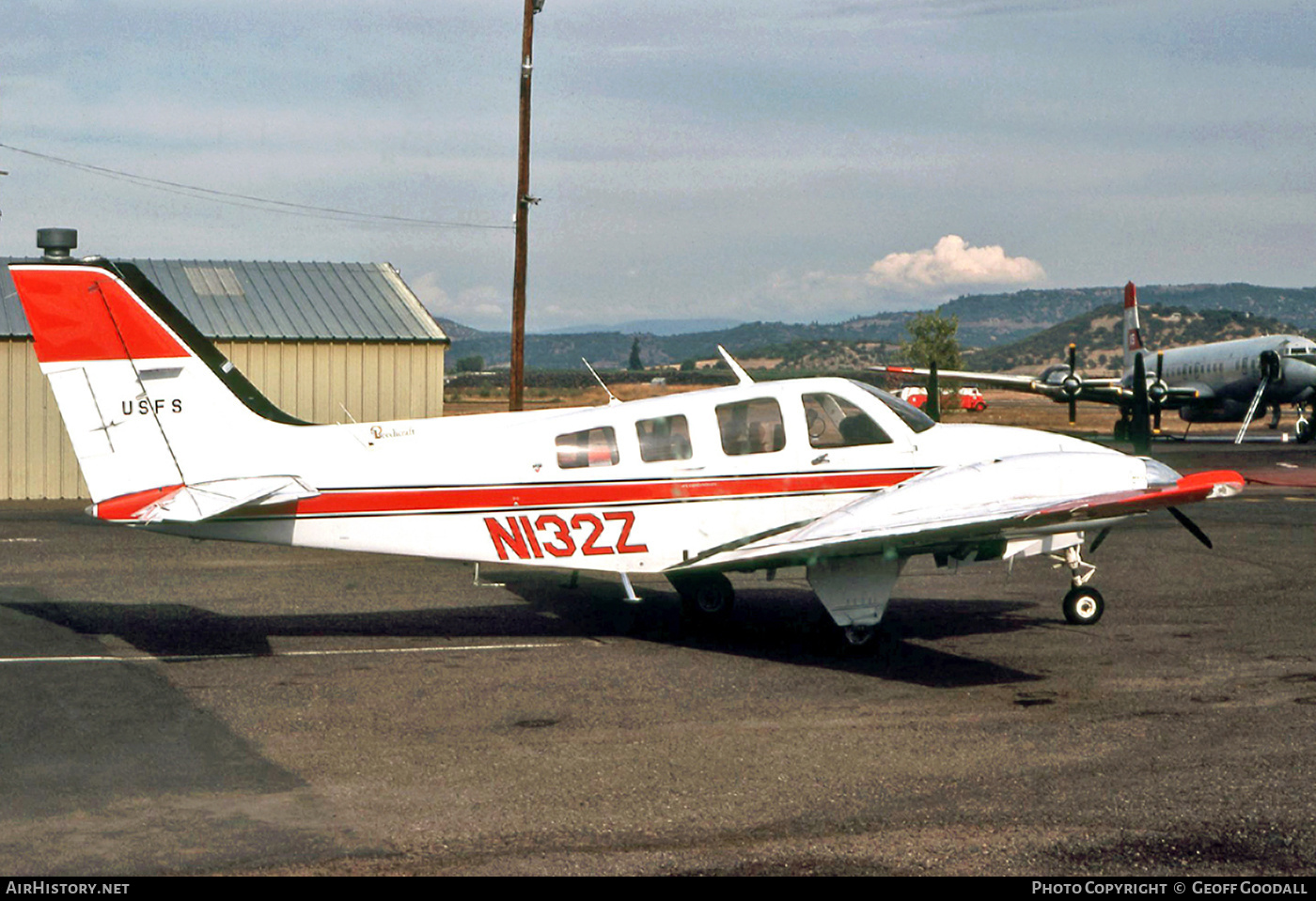 Aircraft Photo of N132Z | Beech 58P Pressurized Baron | US Forest Service - USFS | AirHistory.net #155835
