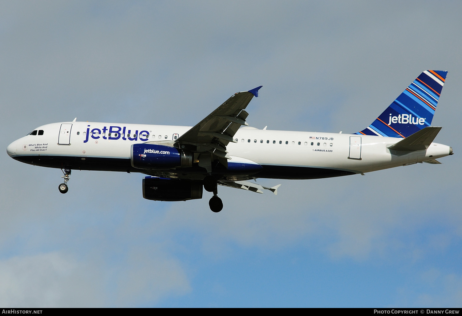 Aircraft Photo of N789JB | Airbus A320-232 | JetBlue Airways | AirHistory.net #155891