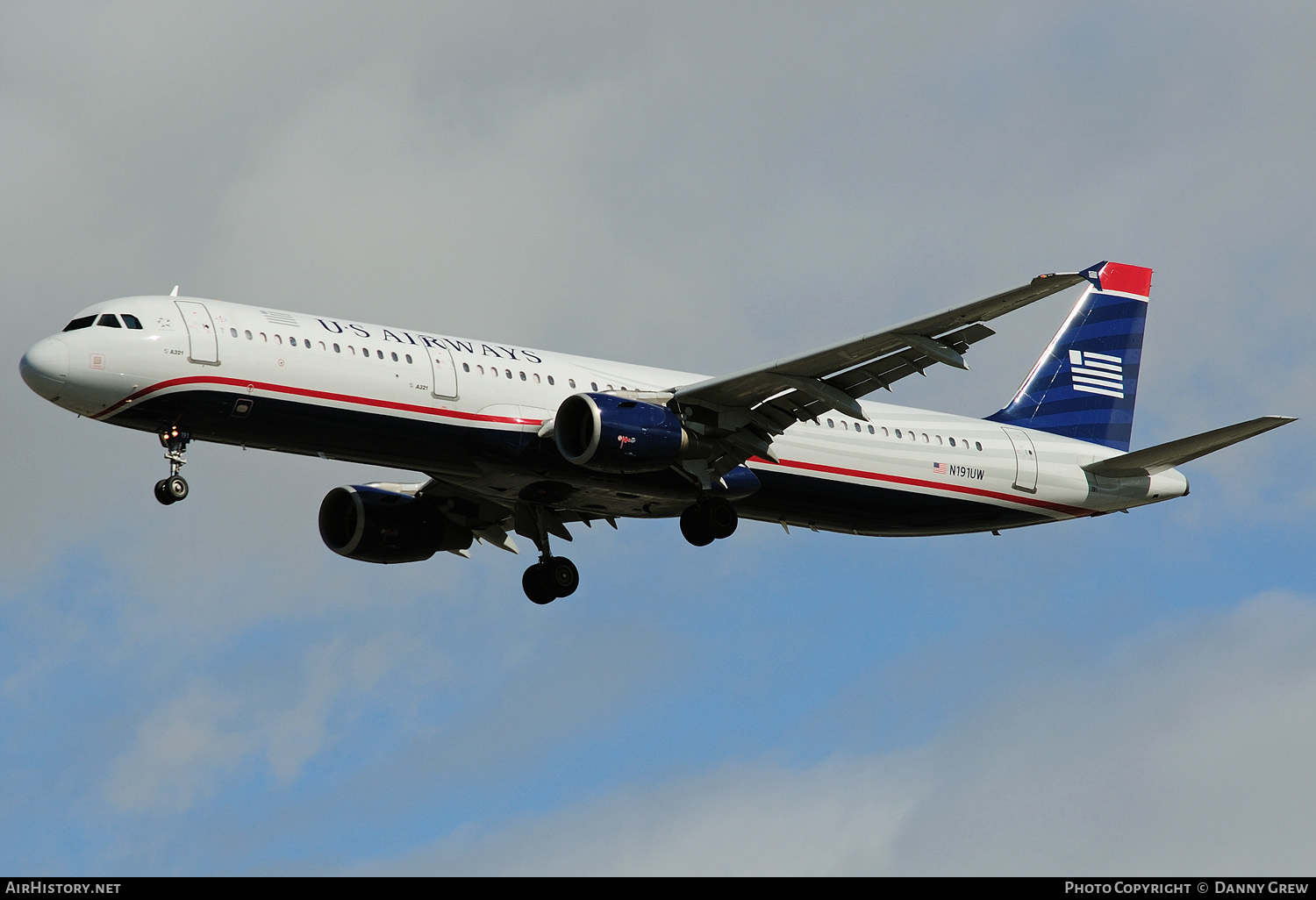 Aircraft Photo of N191UW | Airbus A321-211 | US Airways | AirHistory.net #155893