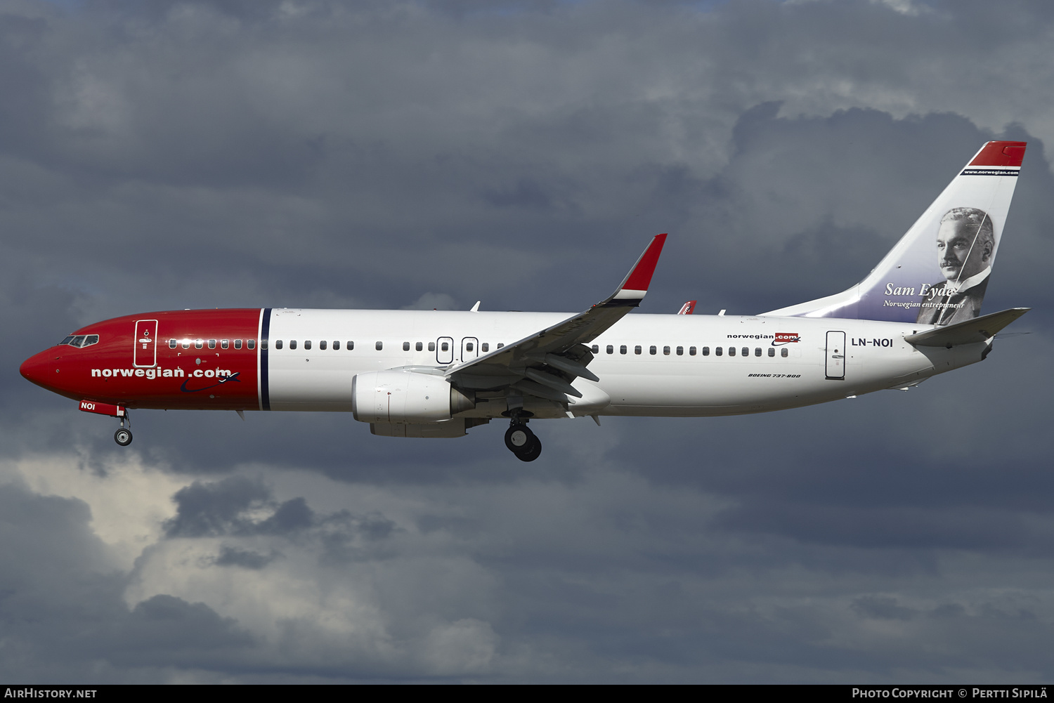 Aircraft Photo of LN-NOI | Boeing 737-86N | Norwegian | AirHistory.net #155903