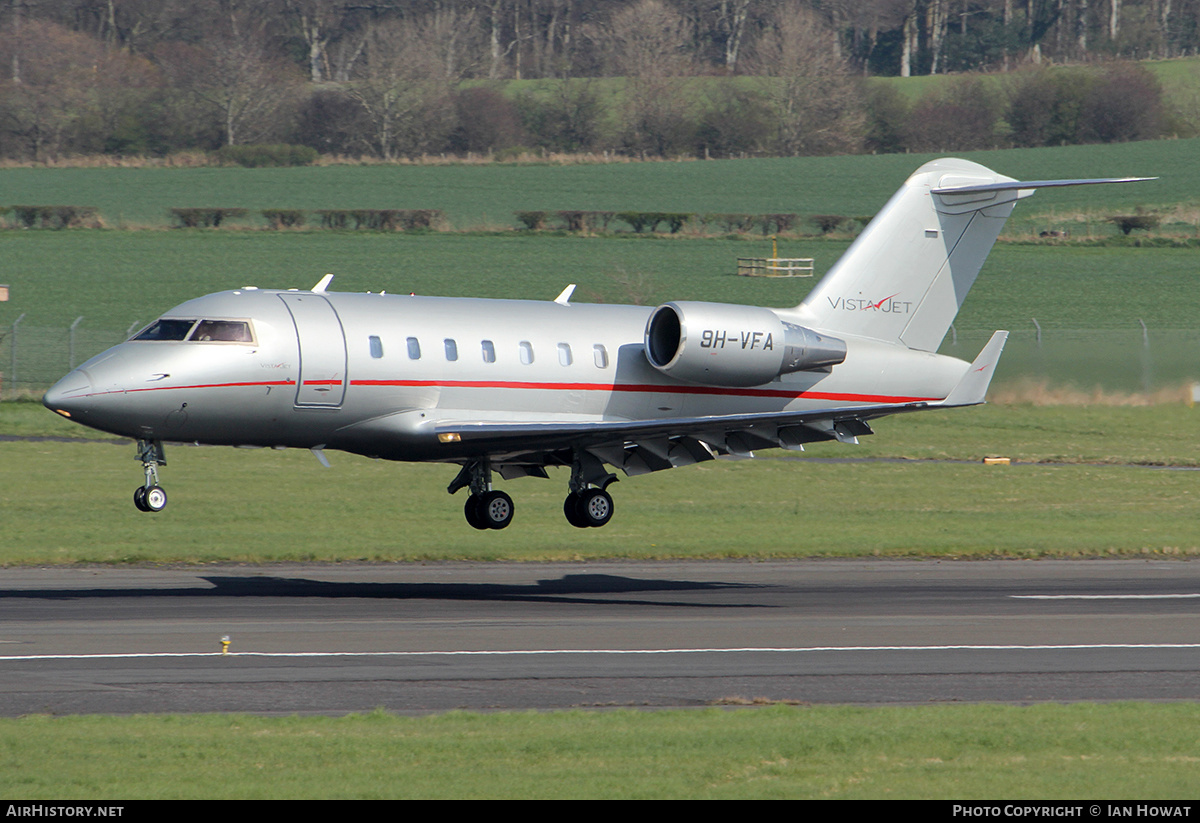 Aircraft Photo of 9H-VFA | Bombardier Challenger 605 (CL-600-2B16) | VistaJet | AirHistory.net #155922