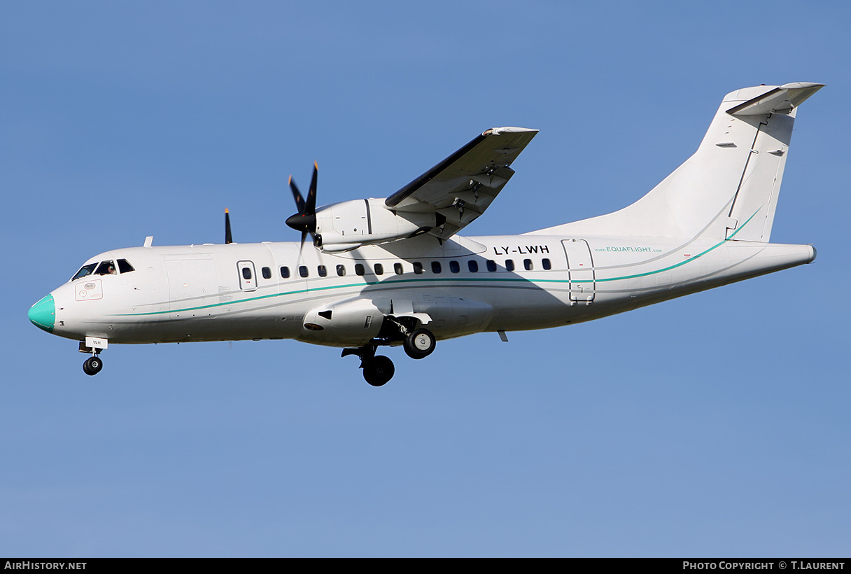 Aircraft Photo of LY-LWH | ATR ATR-42-300 | Equaflight Service | AirHistory.net #155945