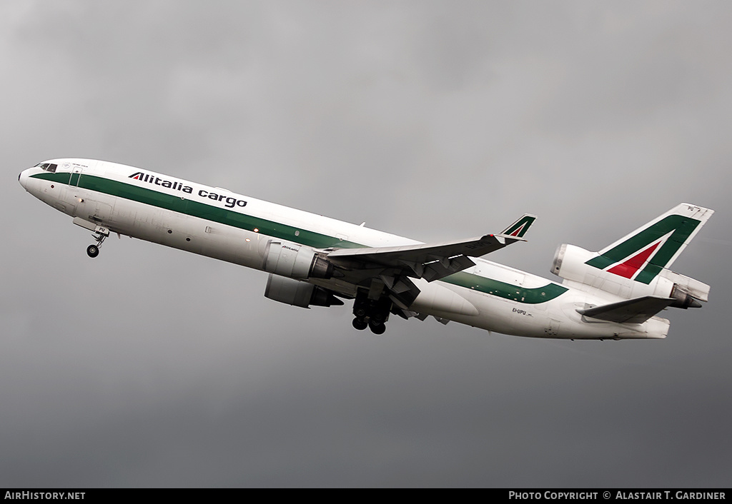 Aircraft Photo of EI-UPU | McDonnell Douglas MD-11/F | Alitalia Cargo | AirHistory.net #155967