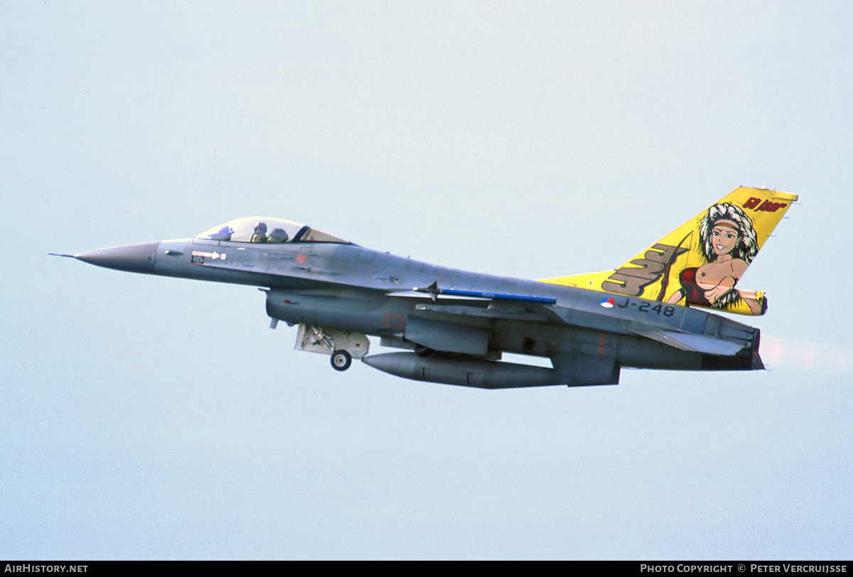 Aircraft Photo of J-248 | General Dynamics F-16A Fighting Falcon | Netherlands - Air Force | AirHistory.net #155984