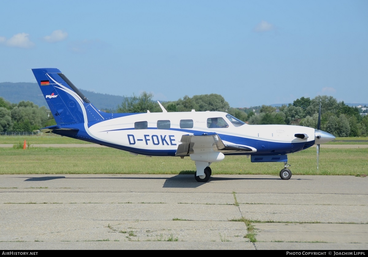 Aircraft Photo of D-FOKE | Piper PA-46-500TP Meridian | AirHistory.net #155985