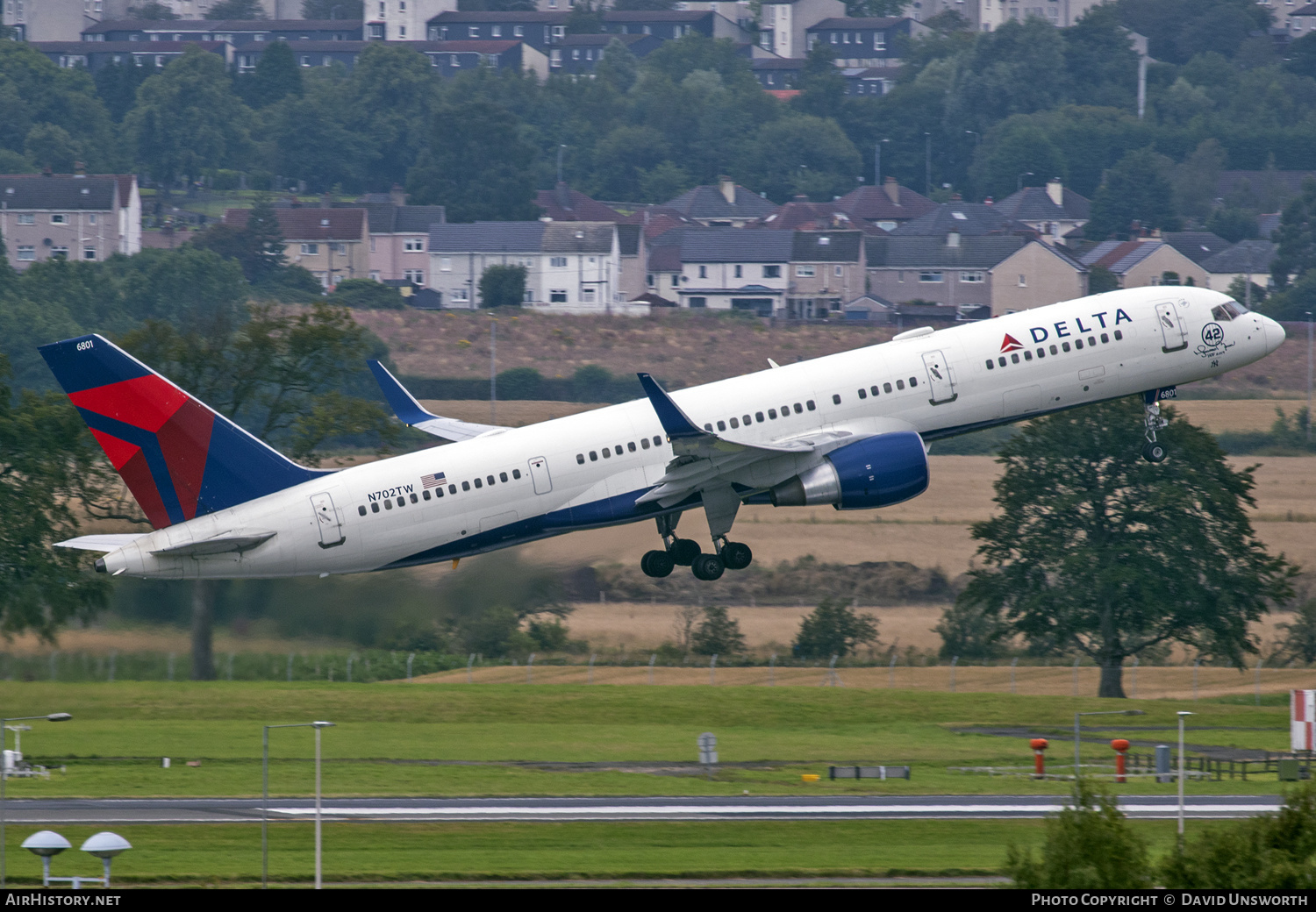 Aircraft Photo of N702TW | Boeing 757-2Q8 | Delta Air Lines | AirHistory.net #155990