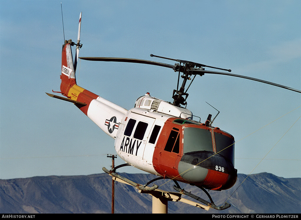 Aircraft Photo of 70-15836 / 0-15836 | Bell UH-1H Iroquois | USA - Army | AirHistory.net #156096