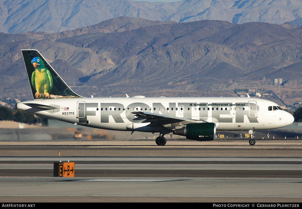 Aircraft Photo of N937FR | Airbus A319-111 | Frontier Airlines | AirHistory.net #156101