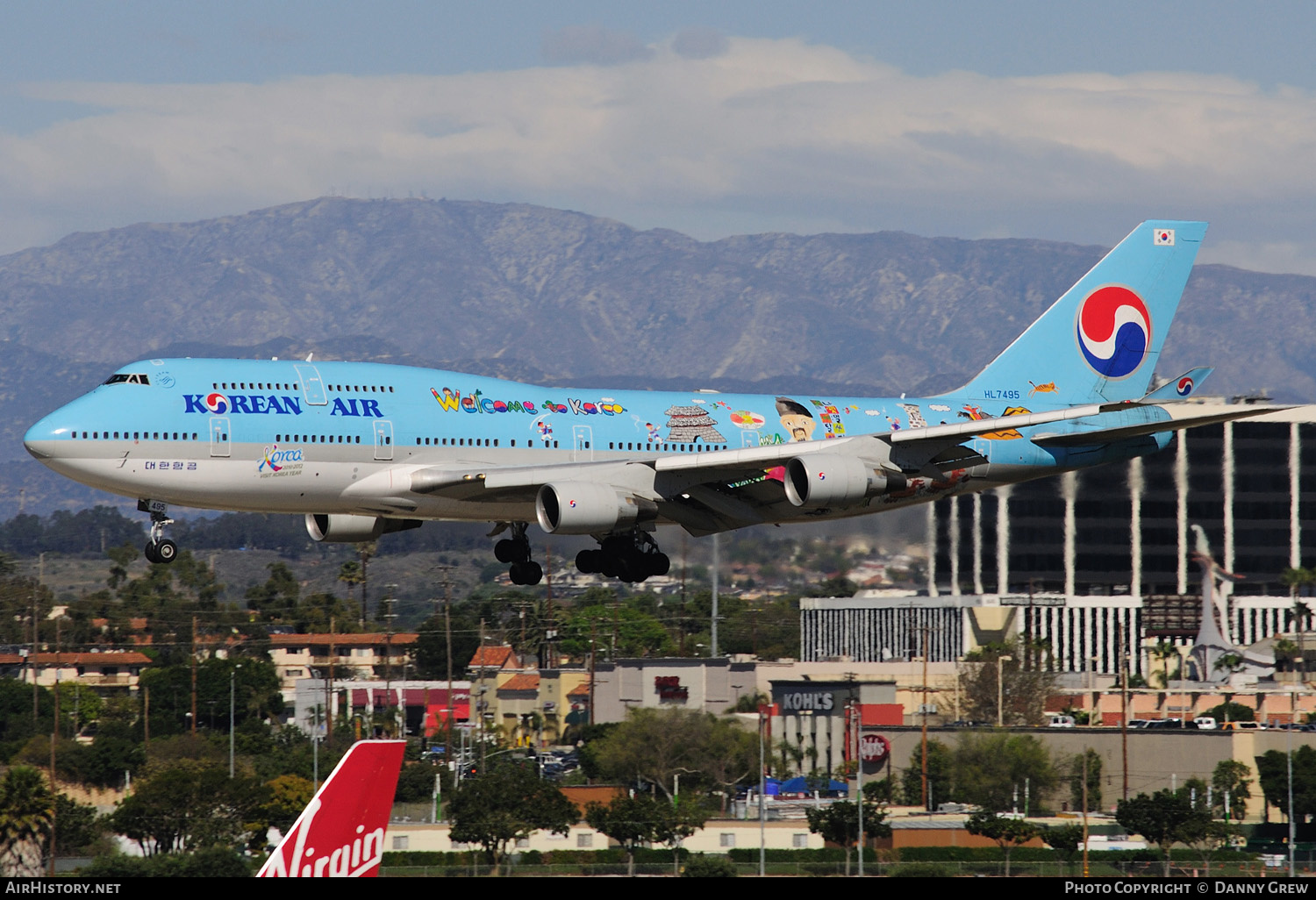 Aircraft Photo of HL7495 | Boeing 747-4B5 | Korean Air | AirHistory.net #156110
