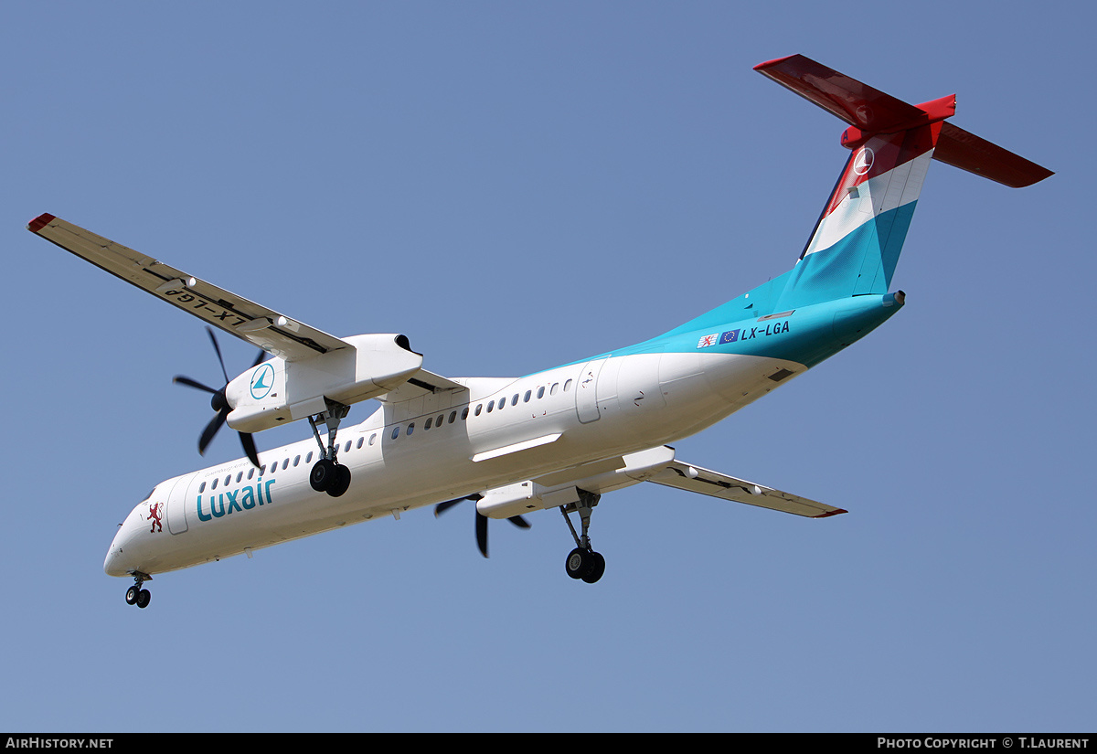 Aircraft Photo of LX-LGA | Bombardier DHC-8-402 Dash 8 | Luxair | AirHistory.net #156135