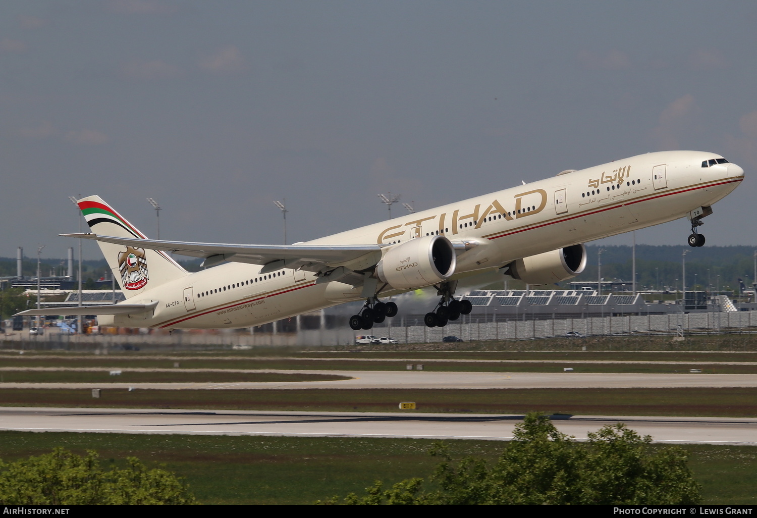 Aircraft Photo of A6-ETO | Boeing 777-3FX/ER | Etihad Airways | AirHistory.net #156142