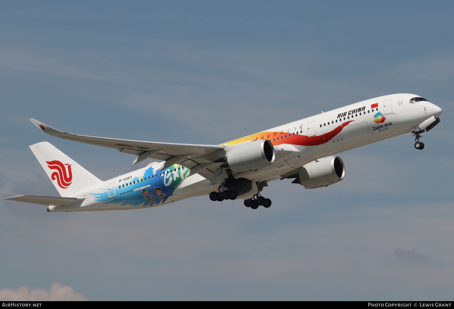Aircraft Photo of B-1083 | Airbus A350-941 | Air China | AirHistory.net #156144