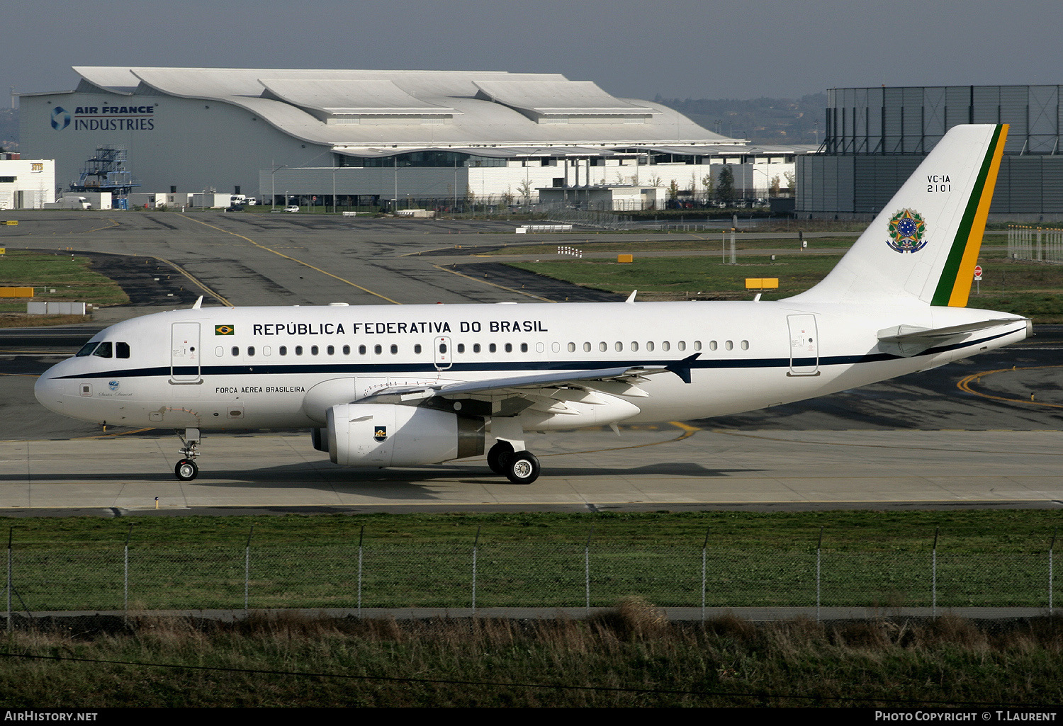 Aircraft Photo of 2101 | Airbus VC-1A (A319-133/CJ) | Brazil - Air Force | AirHistory.net #156153