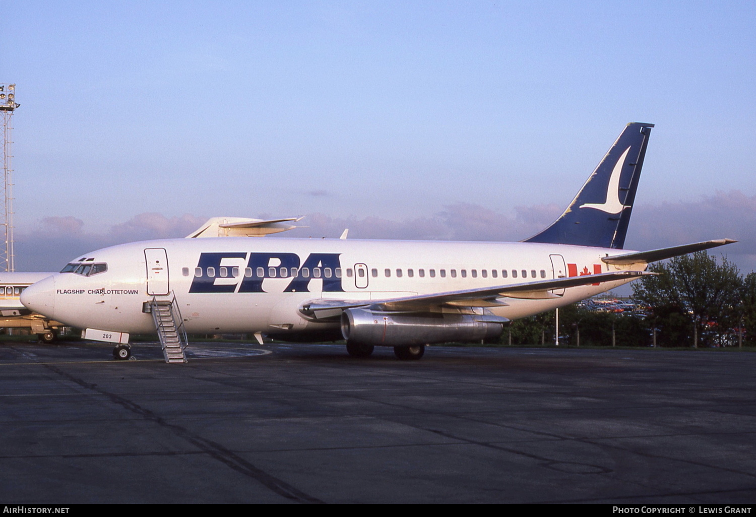 Aircraft Photo of C-FEPO | Boeing 737-2E1 | Eastern Provincial Airways - EPA | AirHistory.net #156159