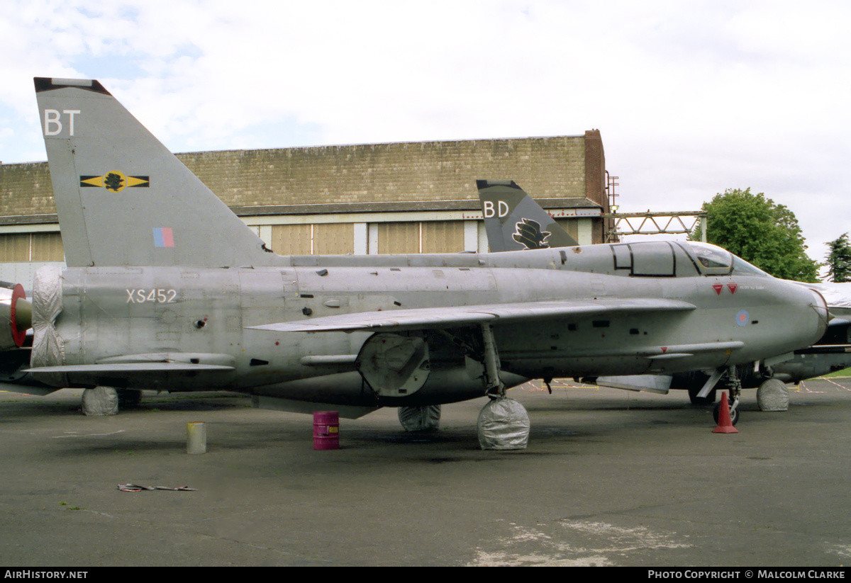 Aircraft Photo of XS452 | English Electric Lightning T5 | UK - Air Force | AirHistory.net #156194