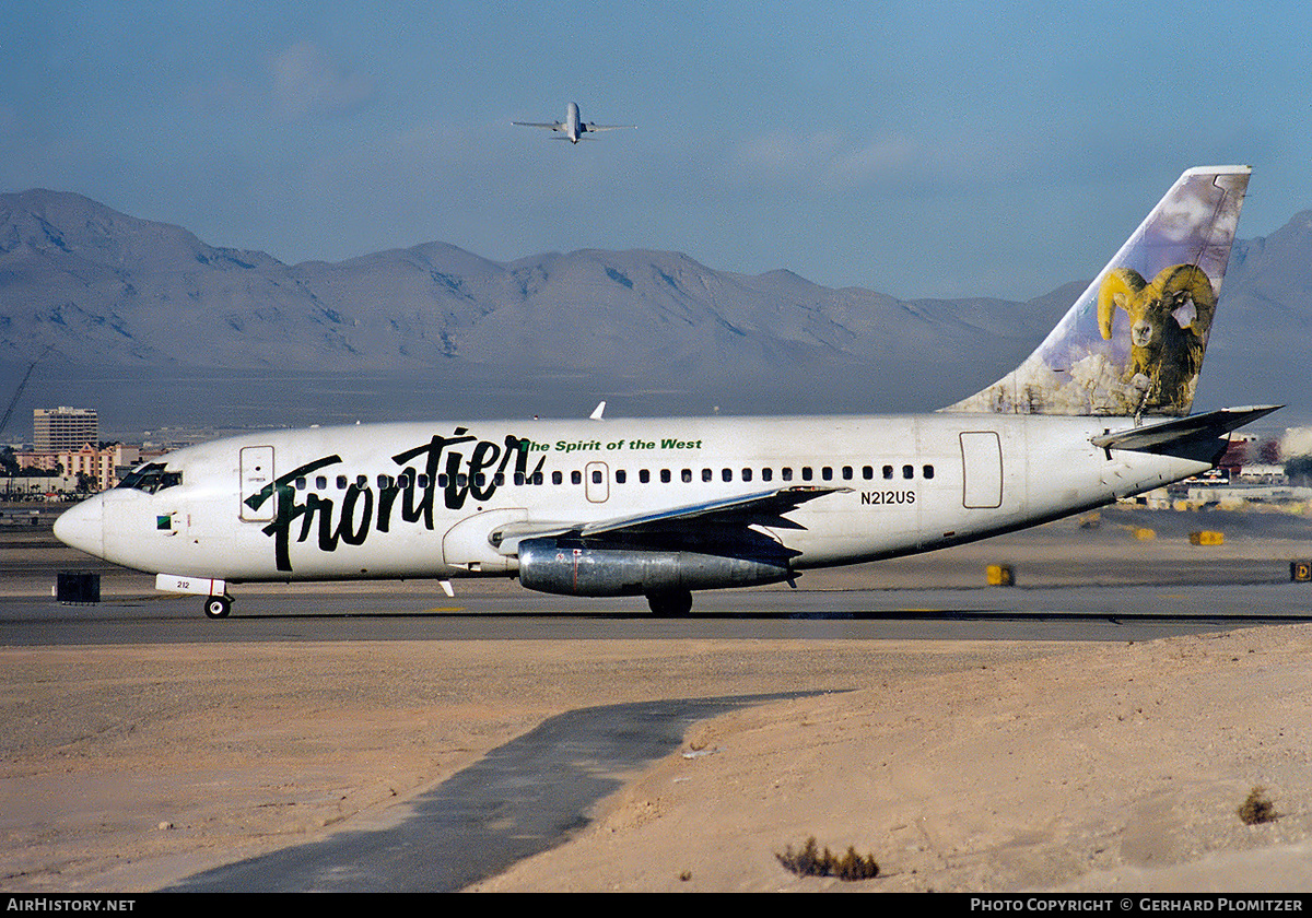 Aircraft Photo of N212US | Boeing 737-201 | Frontier Airlines | AirHistory.net #156207
