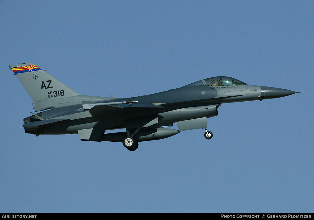Aircraft Photo of 84-1318 / AF84-318 | General Dynamics F-16C Fighting Falcon | USA - Air Force | AirHistory.net #156212