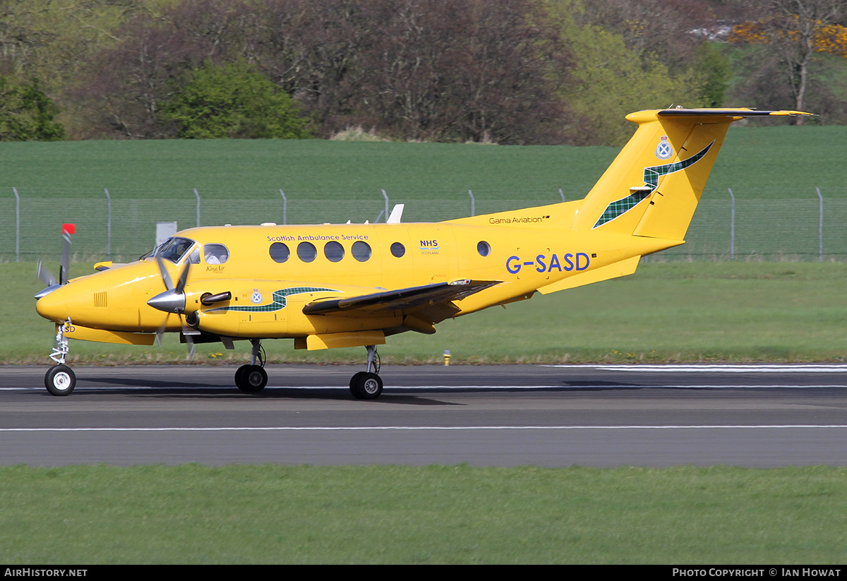 Aircraft Photo of G-SASD | Raytheon B200C King Air | Scottish Ambulance Service | AirHistory.net #156247