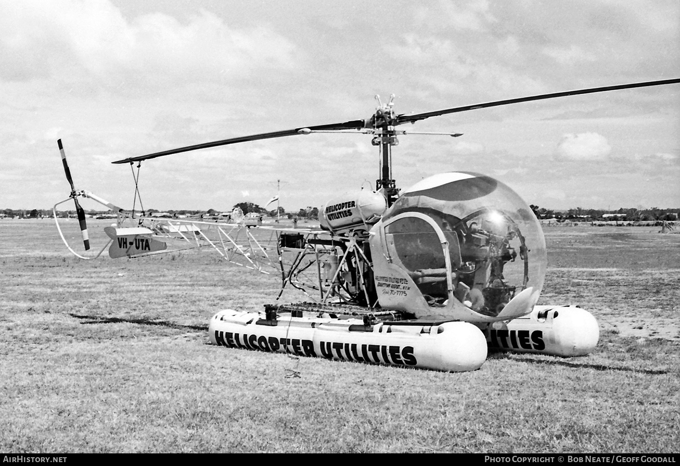 Aircraft Photo of VH-UTA | Bell 47G-2 | Helicopter Utilities | AirHistory.net #156327