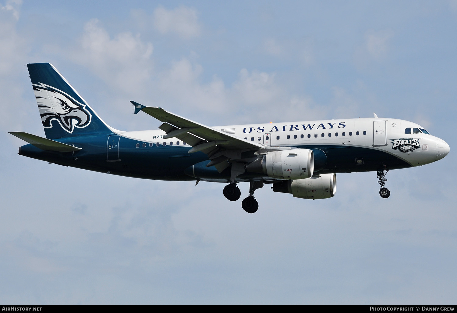 Aircraft Photo of N709UW | Airbus A319-112 | US Airways | AirHistory.net #156328