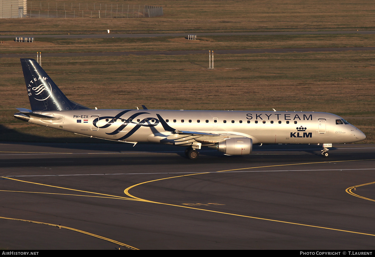 Aircraft Photo of PH-EZX | Embraer 190STD (ERJ-190-100STD) | KLM - Royal Dutch Airlines | AirHistory.net #156345