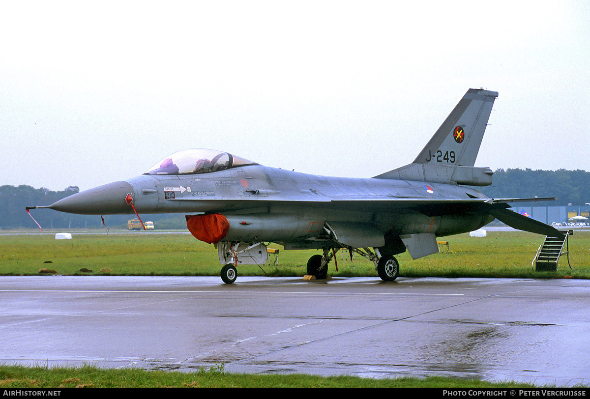 Aircraft Photo of J-249 | General Dynamics F-16A Fighting Falcon | Netherlands - Air Force | AirHistory.net #156347