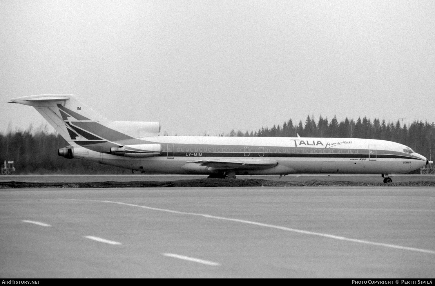 Aircraft Photo of LV-MIM | Boeing 727-287/Adv | Talia Havayollari - Talia Airways | AirHistory.net #156381