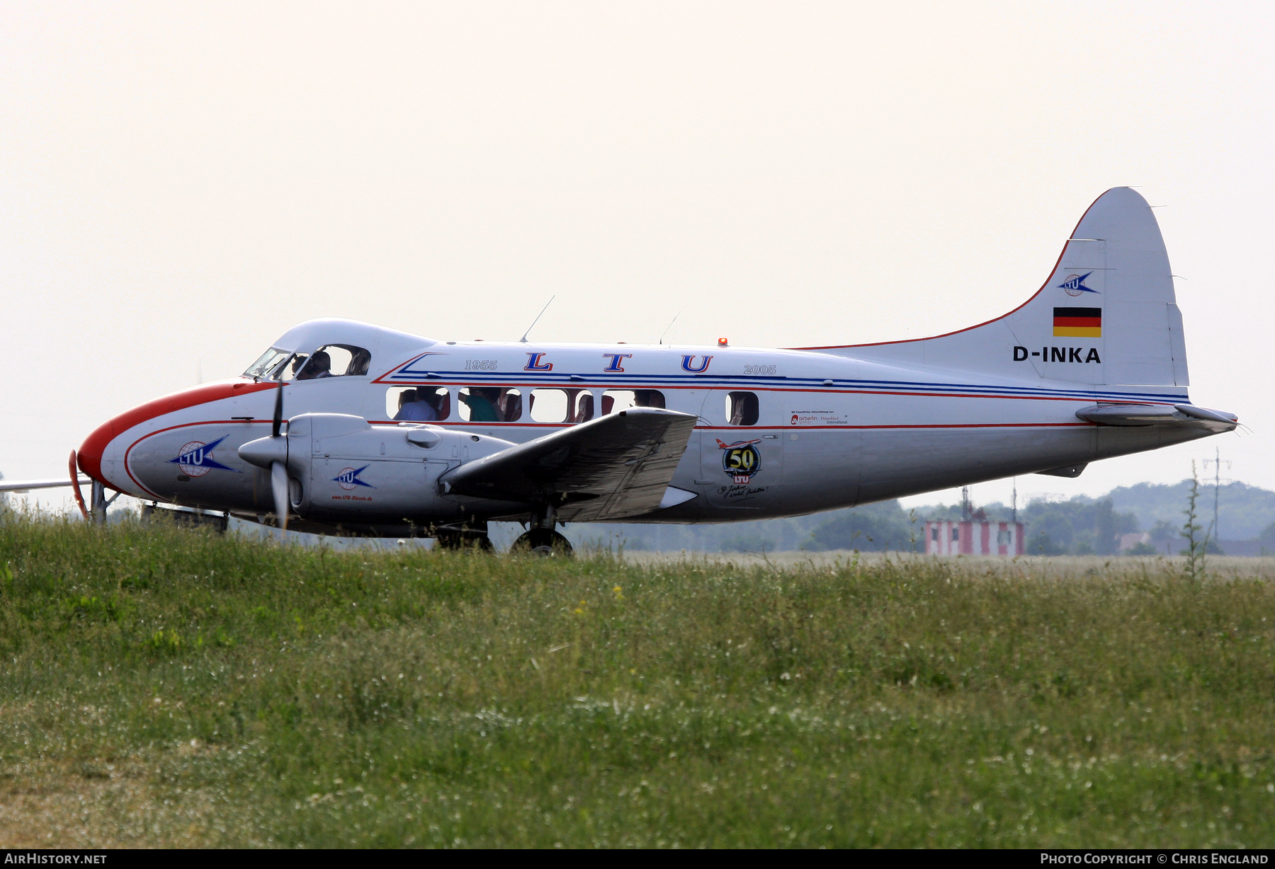 Aircraft Photo of D-INKA | De Havilland D.H. 104 Dove 8 | LTU - Lufttransport-Unternehmen | AirHistory.net #156390