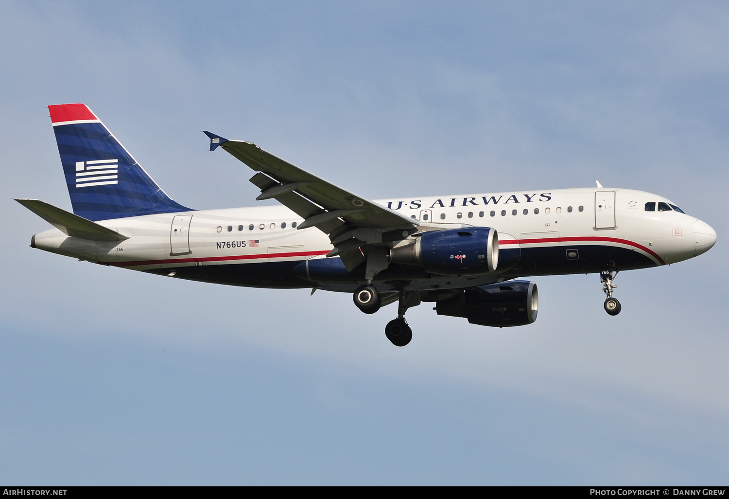 Aircraft Photo of N766US | Airbus A319-112 | US Airways | AirHistory.net #156391