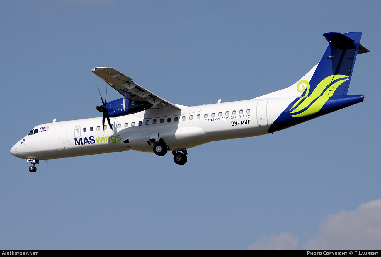 Aircraft Photo of 9M-MWF | ATR ATR-72-500 (ATR-72-212A) | MASWings | AirHistory.net #156394