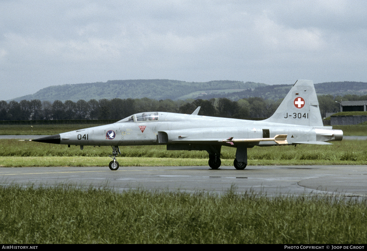 Aircraft Photo of J-3041 | Northrop F-5E Tiger II | Switzerland - Air Force | AirHistory.net #156421