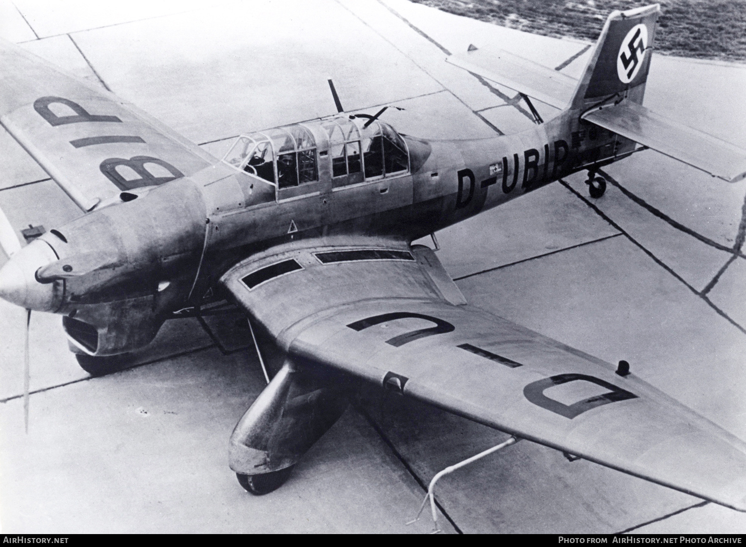 Aircraft Photo of D-UBIP | Junkers Ju 87 V4 | AirHistory.net #156458
