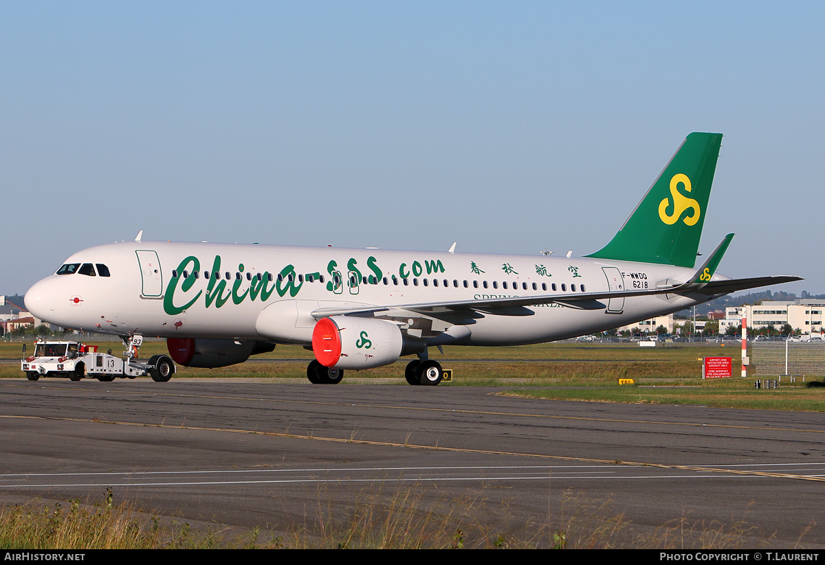 Aircraft Photo of F-WWDQ | Airbus A320-214 | Spring Airlines | AirHistory.net #156468