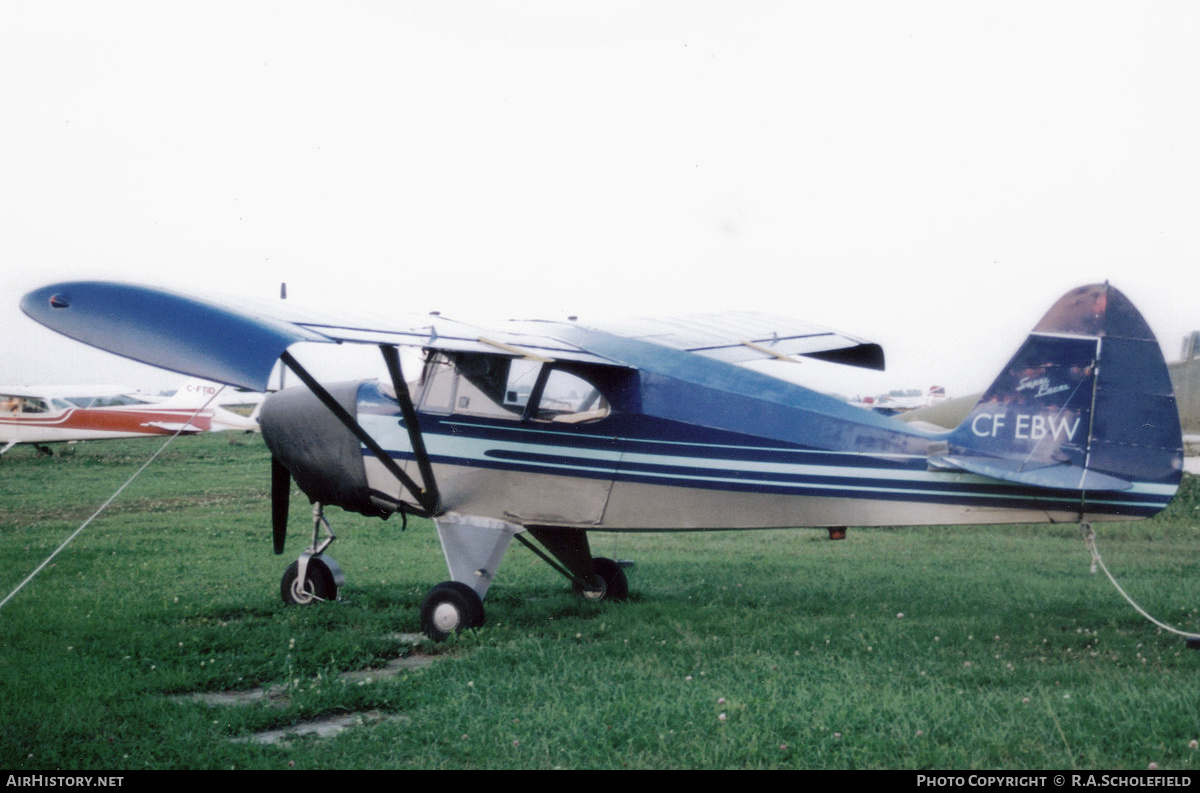 Aircraft Photo of CF-EBW | Piper PA-22-135 Tri-Pacer | AirHistory.net #156475