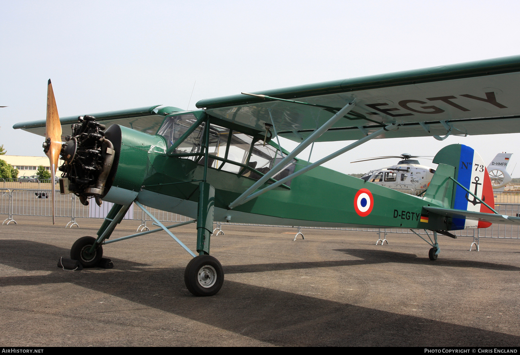 Aircraft Photo of D-EGTY / 73 | Morane-Saulnier MS.505 Criquet | France - Navy | AirHistory.net #156513