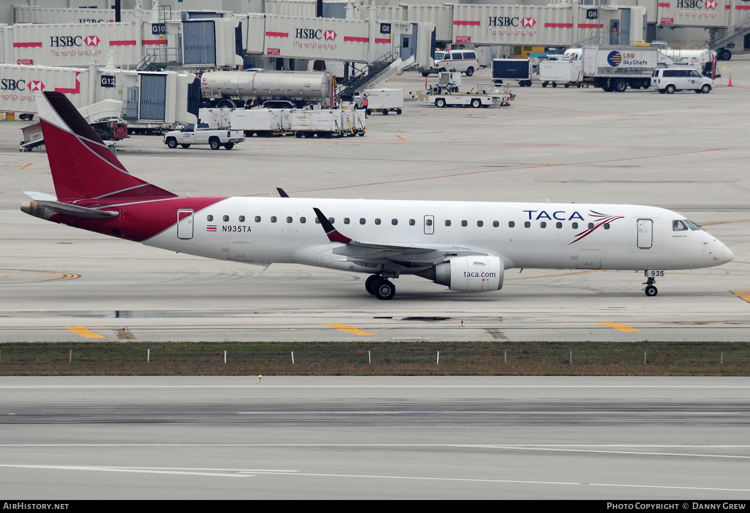 Aircraft Photo of N935TA | Embraer 190AR (ERJ-190-100IGW) | TACA - Transportes Aéreos Centro Americanos | AirHistory.net #156514
